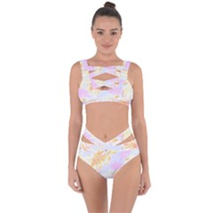 Hawaii T- Shirt Hawaii Bail Pattern T- Shirt Bandaged Up Bikini Set  by maxcute