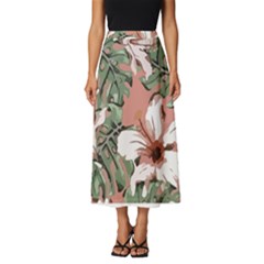 Hawaii T- Shirt Hawaii Hello Modern T- Shirt Classic Midi Chiffon Skirt by maxcute