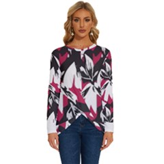 Hawaii T- Shirt Hawaii Hummingbird Trend T- Shirt Long Sleeve Crew Neck Pullover Top by maxcute