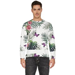 Hawaii T- Shirt Hawaii Lent Flowers Pattern T- Shirt Men s Fleece Sweatshirt by maxcute