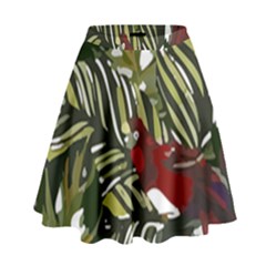 Hawaii T- Shirt Hawaii Pattern Garden T- Shirt High Waist Skirt by maxcute