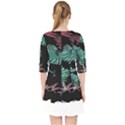 Hawaii T- Shirt Hawaii Trend Garden T- Shirt Quarter Sleeve Pocket Dress View2