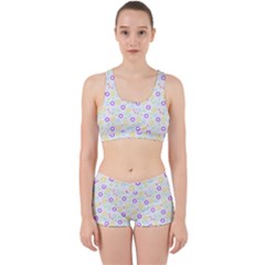 Pattern T- Shirt Círculos Coloridos T- Shirt Work It Out Gym Set by maxcute