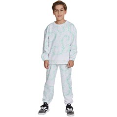 Pattern T- Shirt Lacy Leaves T- Shirt Kids  Sweatshirt Set by maxcute