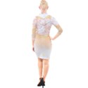 Rotten Fruit T- Shirt Rotten Apple Real Photograph Worms Bugs Insect T- Shirt Quarter Sleeve Hood Bodycon Dress View2