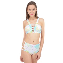 Tropical T- Shirt Tropical Graceful Blossoming T- Shirt Cage Up Bikini Set by maxcute