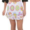 Umbrella T- Shirt Summer Vacation  Umbrella Pattern (funny) T- Shirt Fishtail Mini Chiffon Skirt View1