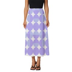 Vintage Pattern T- Shirt Very Peri Vintage 1960 Geo Op Art, Retro 60s And 70s Violet Pattern Classic Midi Chiffon Skirt by maxcute