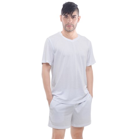 Vintage Pattern T- Shirt Vintage Pattern Black And White T- Shirt Men s Mesh Tee And Shorts Set by maxcute