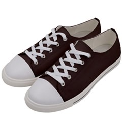Mahogany Muse Men s Low Top Canvas Sneakers by HWDesign
