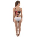 chocolate dark Wrap Around Bikini Top View2