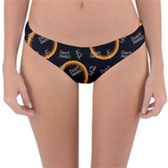 Abstract Pattern Background Reversible Hipster Bikini Bottoms by Ravend