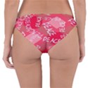 Background Peace Doodles Graphic Reversible Hipster Bikini Bottoms View2