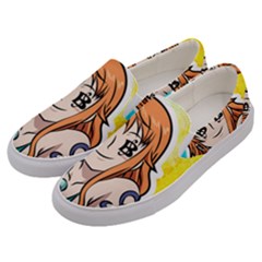 Nami Lovers Money Men s Canvas Slip Ons by designmarketalsprey31