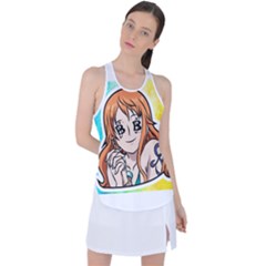Nami Lovers Money Racer Back Mesh Tank Top by designmarketalsprey31