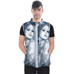 Sapphire Slime Men s Puffer Vest by MRNStudios