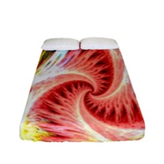 Fractalflowers Fitted Sheet (full/ Double Size) by Sparkle