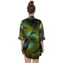 Digitalart  Waves Open Front Chiffon Kimono View2