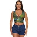 Digitalart  Waves Women s Sleeveless Wrap Top View1