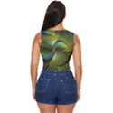 Digitalart  Waves Women s Sleeveless Wrap Top View4