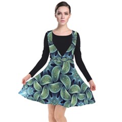 Digitalartflower Plunge Pinafore Dress by Sparkle