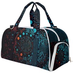 Big Data Abstract Abstract Background Burner Gym Duffel Bag by Pakemis