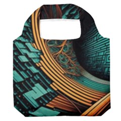 Big Data Abstract Abstract Background Backgrounds Premium Foldable Grocery Recycle Bag by Pakemis