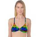 Colour Background Structure Lines Explosion Pop Reversible Tri Bikini Top View3