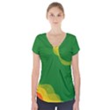 Background Pattern Texture Design Short Sleeve Front Detail Top View1