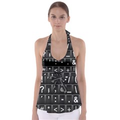 Timeline Character Symbols Alphabet Literacy Read Babydoll Tankini Top by Jancukart