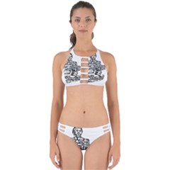 Scarface Movie Traditional Tattoo Perfectly Cut Out Bikini Set by tradlinestyle
