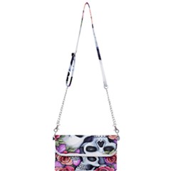 Floral Skeletons Mini Crossbody Handbag by GardenOfOphir