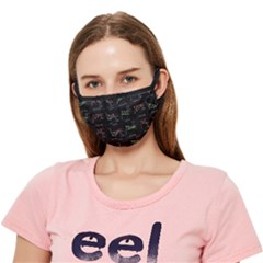 Chart Pattern Crease Cloth Face Mask (adult) by Sapixe