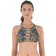Mosaic Background Pattern Texture Perfectly Cut Out Bikini Top by Ravend