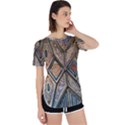 Church Ceiling Mural Architecture Perpetual Short Sleeve T-Shirt View1