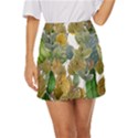 Sheet Autumn Color Drawing Mini Front Wrap Skirt View1