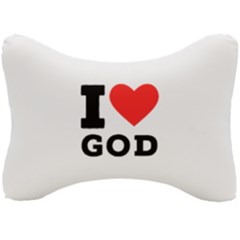 I Love God Seat Head Rest Cushion by ilovewhateva