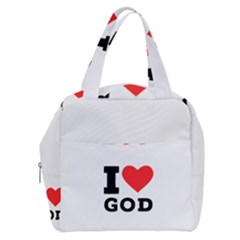 I Love God Boxy Hand Bag by ilovewhateva