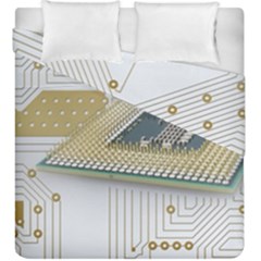 Technics Design Element Set Pattern Graphic Symbol Duvet Cover Double Side (king Size) by danenraven