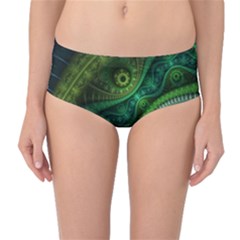 Abstract Pattern Design Art Fabric Decoration Mid-waist Bikini Bottoms by danenraven