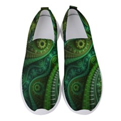 Abstract Pattern Design Art Fabric Decoration Women s Slip On Sneakers by danenraven