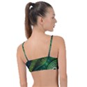 Abstract Pattern Design Art Fabric Decoration Knot Up Bikini Top View2