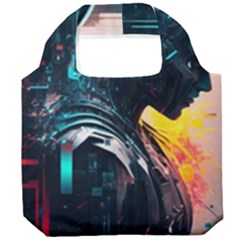 Who Sample Robot Prettyblood Foldable Grocery Recycle Bag by Ravend