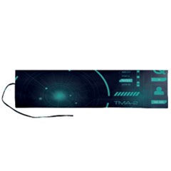 Sci Fi Computer Screen Roll Up Canvas Pencil Holder (l) by Uceng