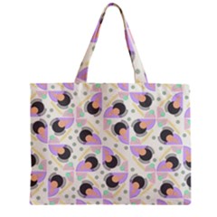 Pattern Pastel Drawing Art Zipper Mini Tote Bag by Uceng