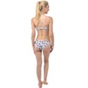 Pattern Pastel Drawing Art Twist Bandeau Bikini Set View2