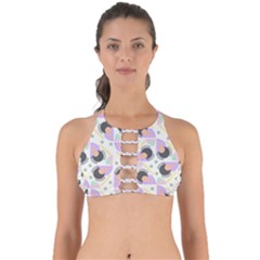 Pattern Pastel Drawing Art Perfectly Cut Out Bikini Top by Uceng