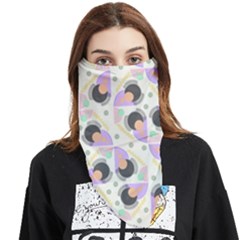 Pattern Pastel Drawing Art Face Covering Bandana (triangle) by Uceng