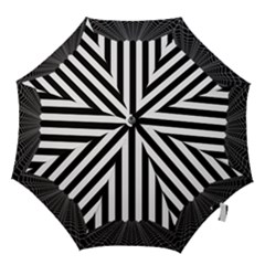 Illustration Stripes Geometric Pattern Hook Handle Umbrellas (medium) by Uceng