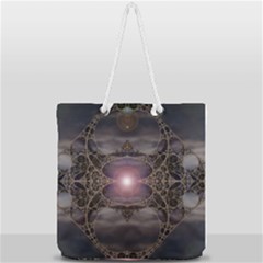 Fantasy Science Fiction Portal Full Print Rope Handle Tote (large) by Uceng